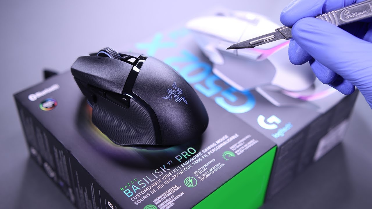 Razer Basilisk V3 Pro Vs G502 X Unboxing - ASMR