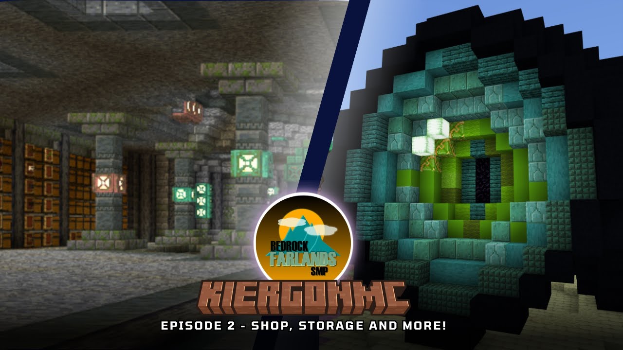 MC Bedrock - Farlands - Shop, Storage and More - Eps 2!