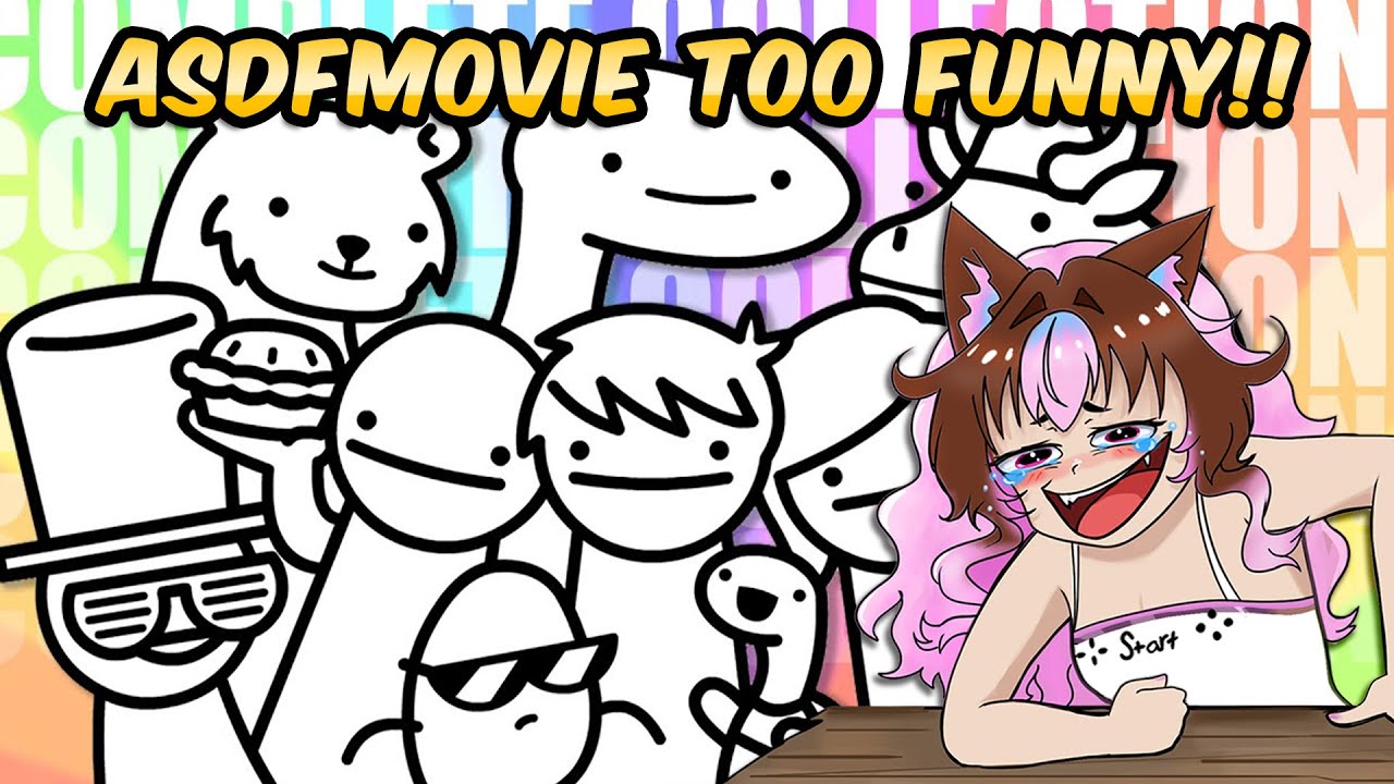 TOO FUNNY!! | asdfmovie 1-15 (Complete Collection) | Dipper Reaction