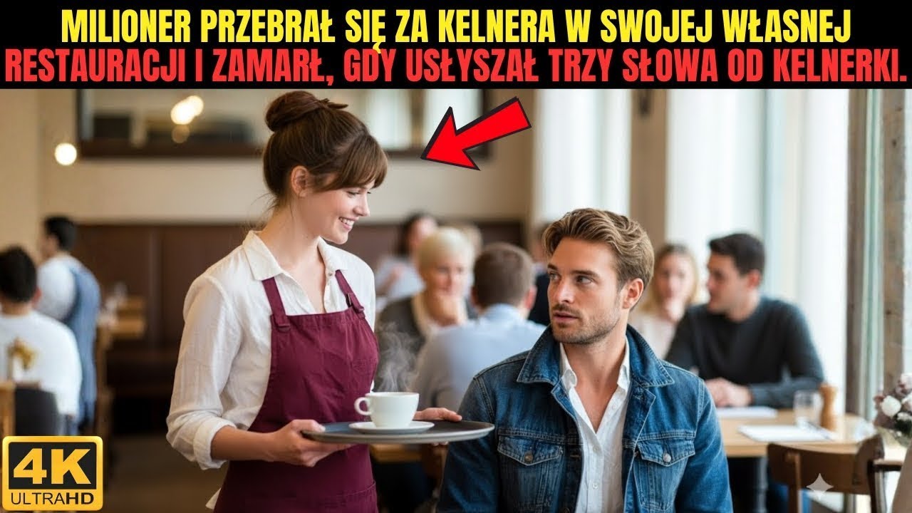 MILIONER przebrał się w swojej własnej RESTAURACJI i ZAMARŁ, gdy usłyszał TRZY SŁOWA od KELNERKI
