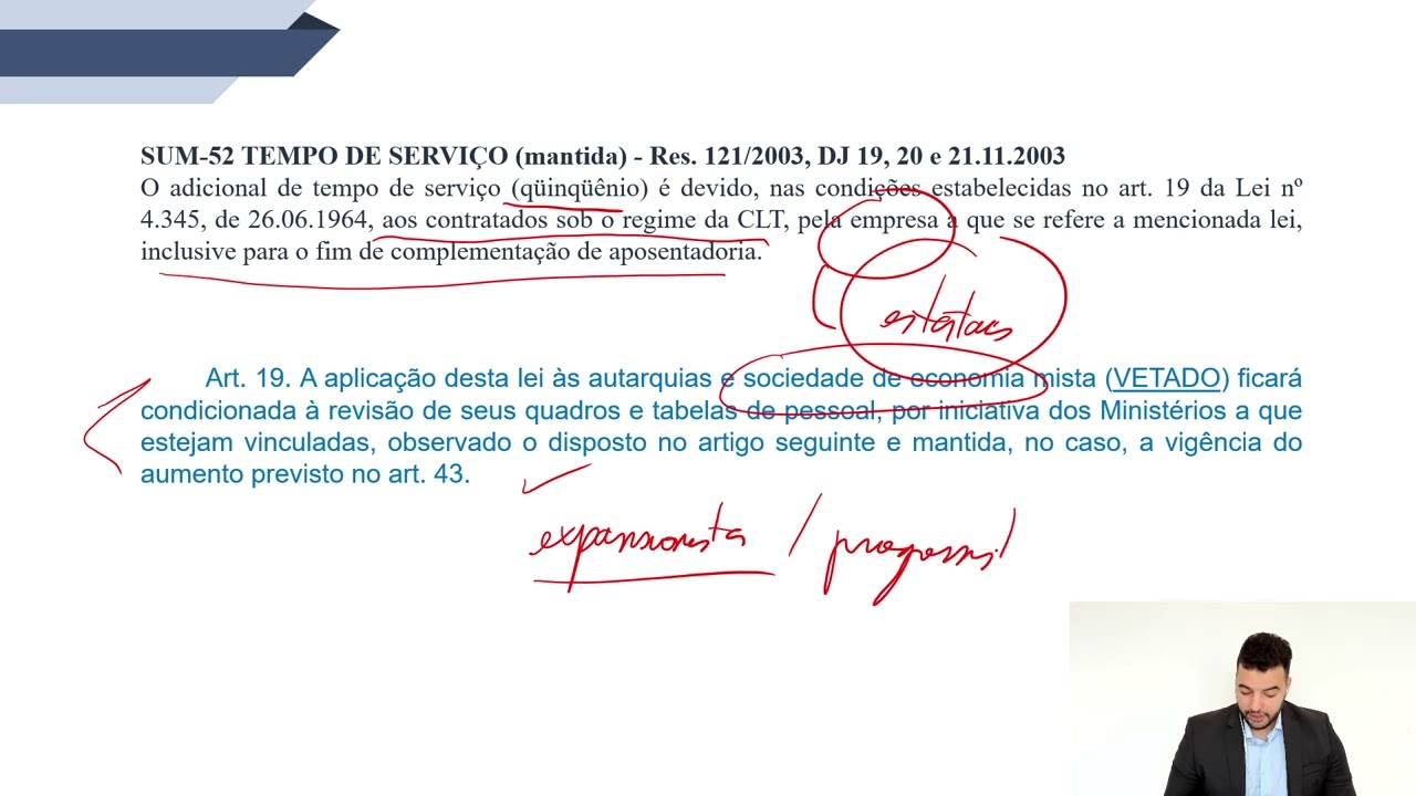 Súmula 52 TST - exemplo de  jurisprudência progressista do TST