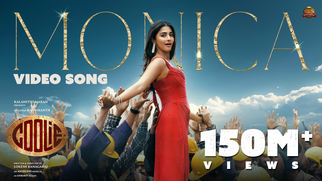Monica - Video Song | COOLIE | Superstar Rajinikanth | Sun Pictures | Lokesh | Anirudh | Pooja Hegde