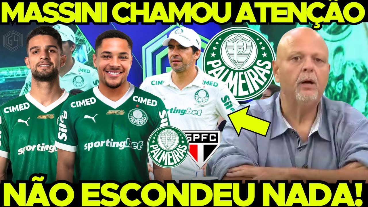 🚨 MASSINI trouxe INFORMAÇÕES! ABEL cobrado! Palmeiras ESCALADO! Verdão com NOVIDADES!