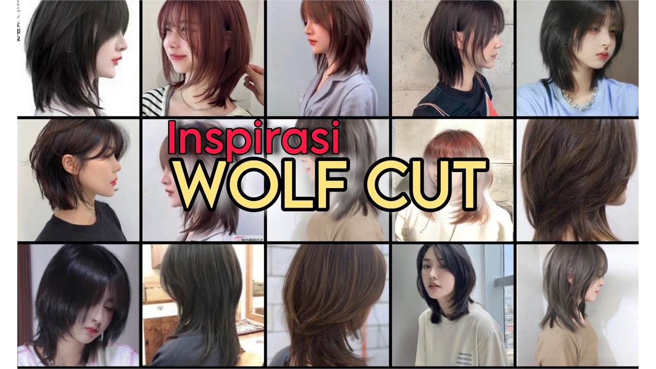 WOLF CUT WANITA || KUMPULAN RAMBUT WOLF CUT ALA WANITA KOREA || INSPIRASI RAMBUT WOLF CUT WANITA