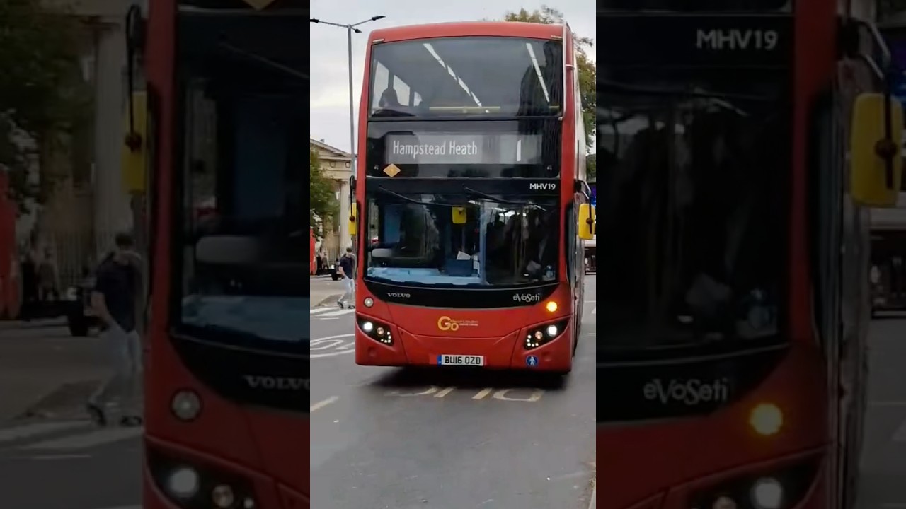 Go Ahead London MCV Evoseti B5LH MHV19 BU16OZD on bus route 1 at Waterloo