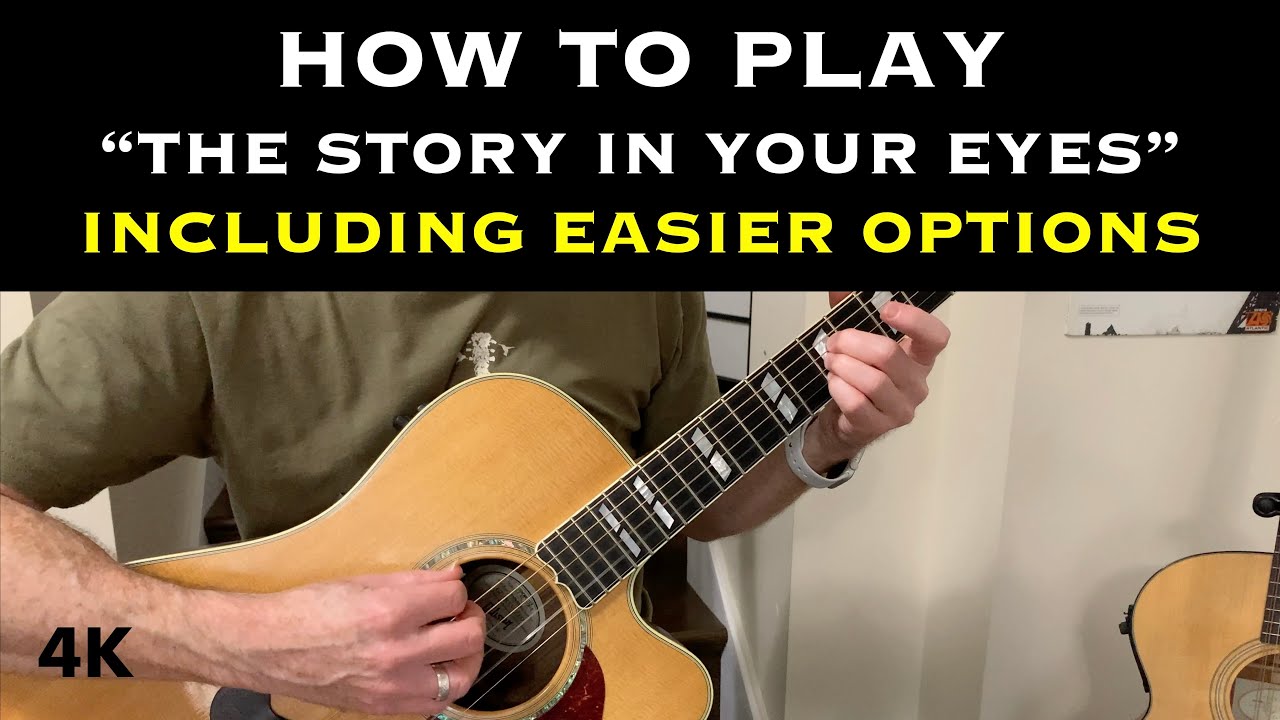 How To Play "The Story in Your Eyes" by The Moody Blues - guitar lesson by Dave Milliken (4K)