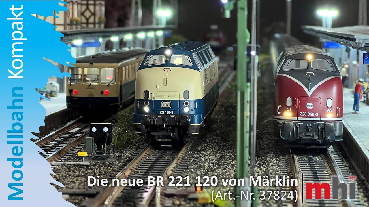 Die 221 120 der DB Epoche IV (Märklin MHI Art.-Nr. 37824)