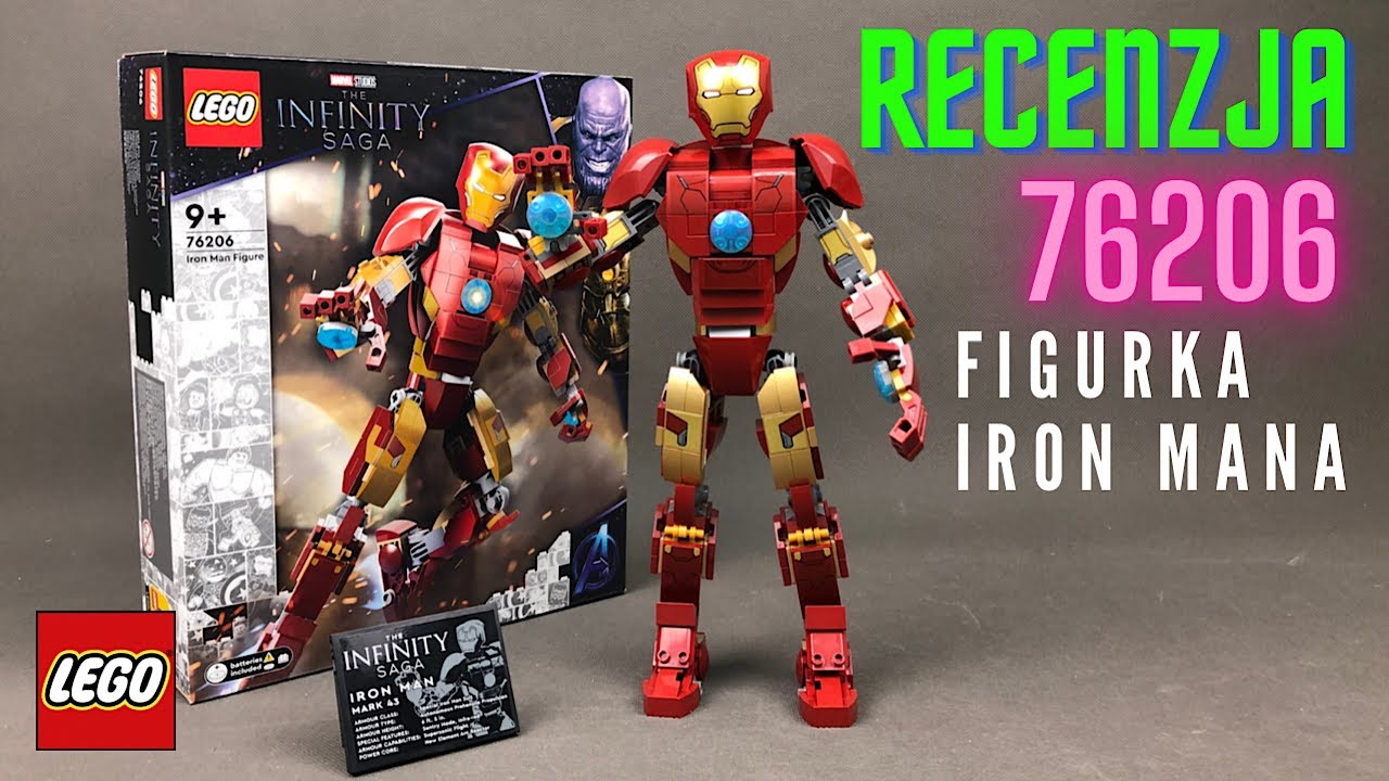 LEGO MARVEL 76206 FIGURKA IRON MANA - RECENZJA