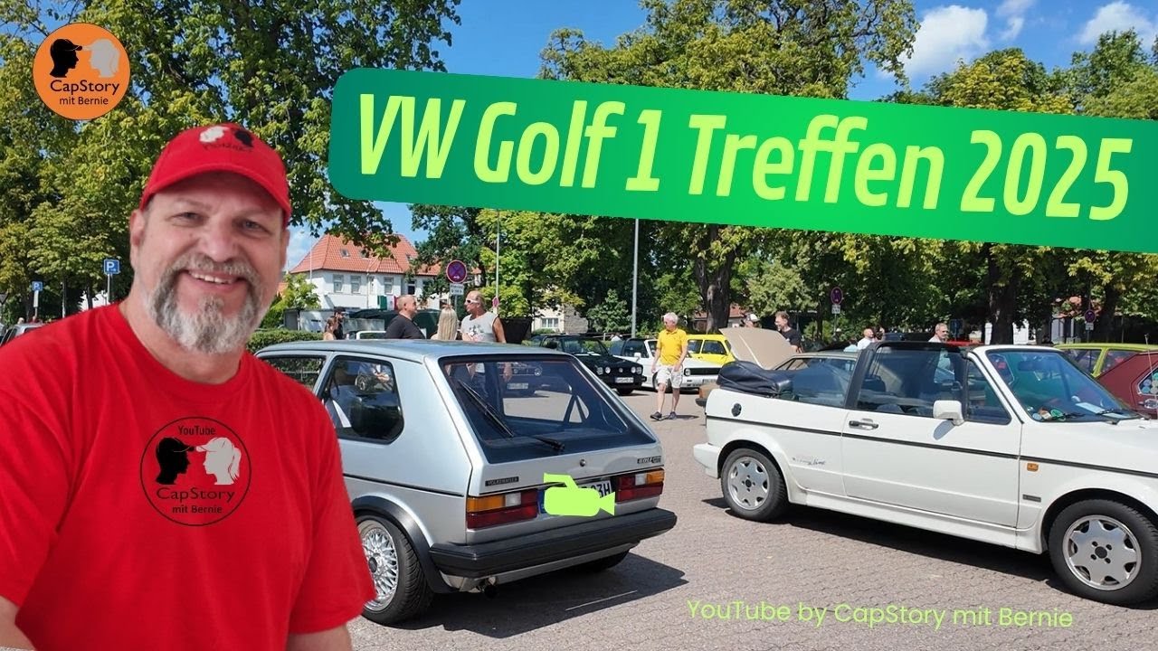 Das 25. Oldtimertreffen VW Golf 1 in Wolfsburg-Vorsfelde
