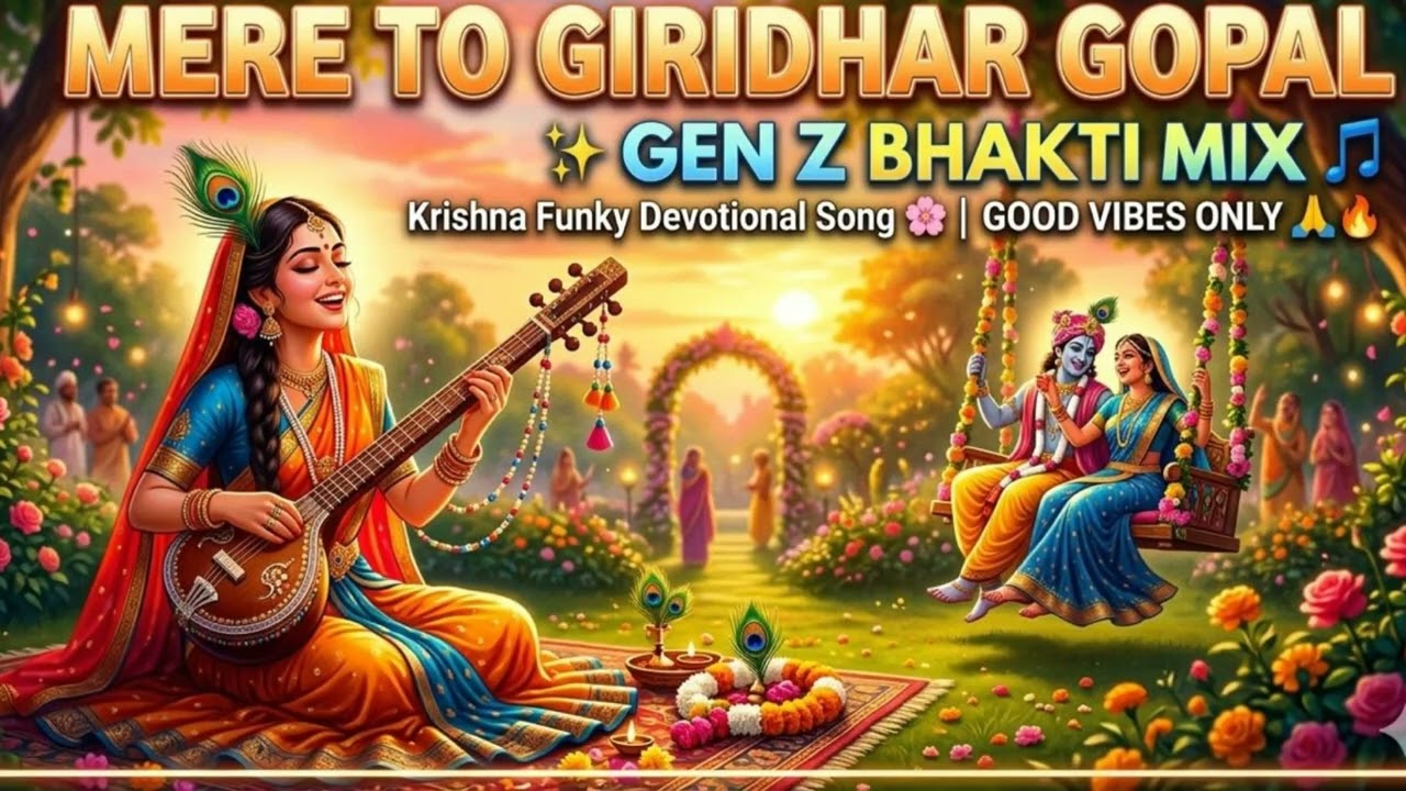 &ldquo;Mere To Giridhar Gopal ❌ DUSRO NA KOI 🔥 Meera Bai Original + Gen Z Funky  | Smile Karo Good Vibes 
