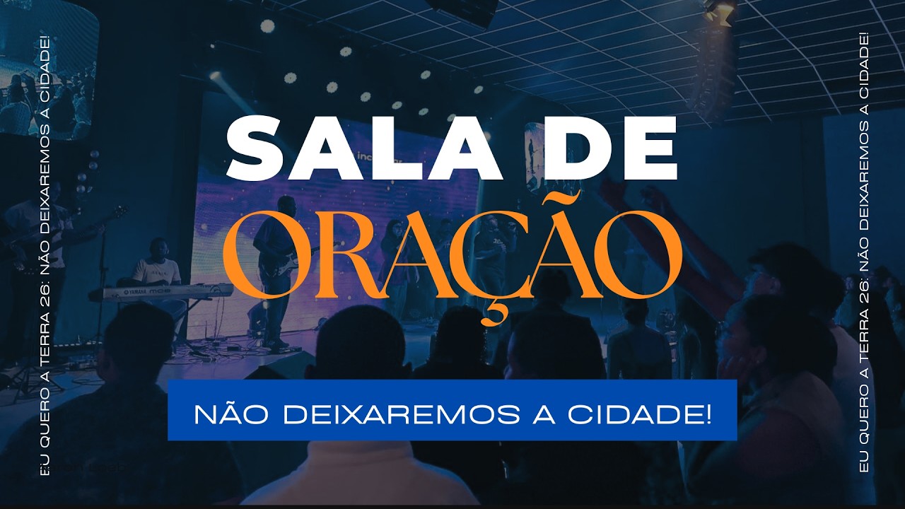 Sala de oração - NÃO DEIXAREMOS A CIDADE!  | Pr. Maxwell Hecht | Vinde Music