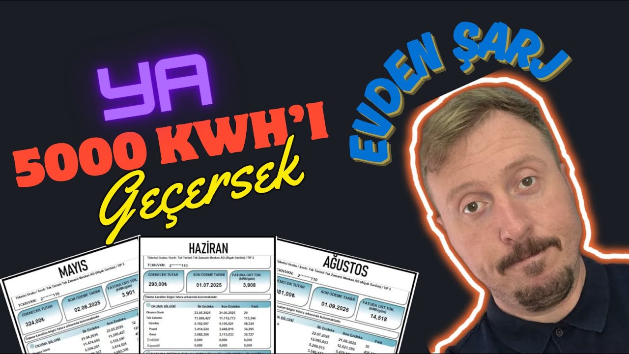 Evden Şarj...Ya 5000 kWh Sınırını Geçersek