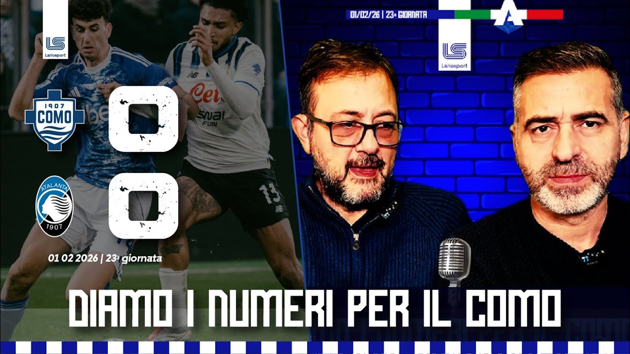 𝐂𝐎𝐌𝐎-𝐀𝐓𝐀𝐋𝐀𝐍𝐓𝐀 𝟎-𝟎 | Diamo i numeri per il Como!