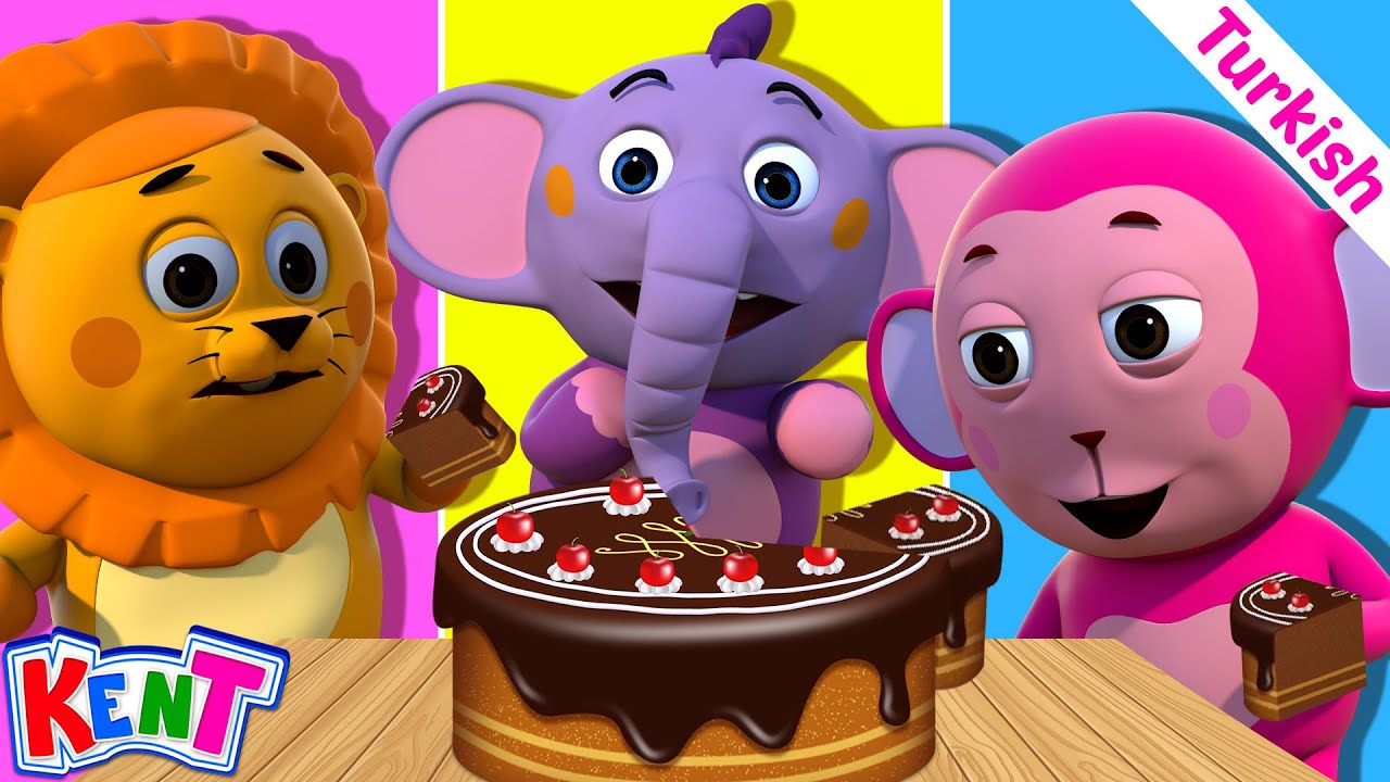 Pasta paylaşmak | Paylaşmak önemsemektir | çocuk şarkıları | Tekerlemeler | Kent The Elephant