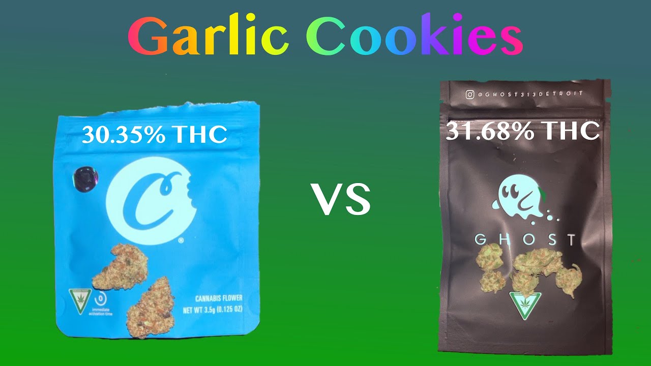 Cookies Garlic Cookies Vs Ghost Garlic Cookies AKA GMO Cookie - Strain Review #10