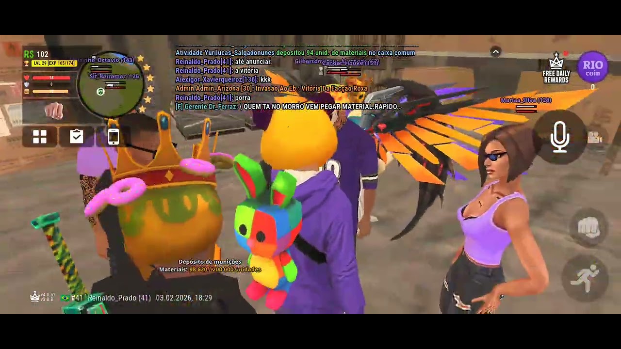 Rio Rise RP , ROXO invadindo o EB, (PARTE 2) #riorise 