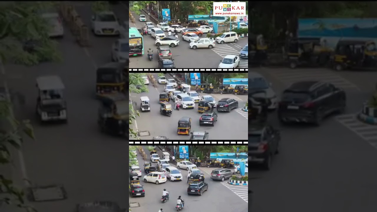 Traffic Chaos at Pune Airport Junction: Lack of Signals and Manpower Lead to Daily Congestion