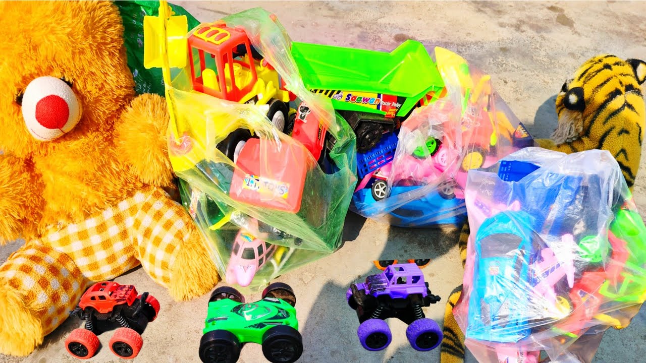 Ary baccho yeh dekho kitna Sara toys hai helicopter🚁 car🚗 tractor🚜 jcb🚜 minicar🏎️ teddy🧸 #car #truck