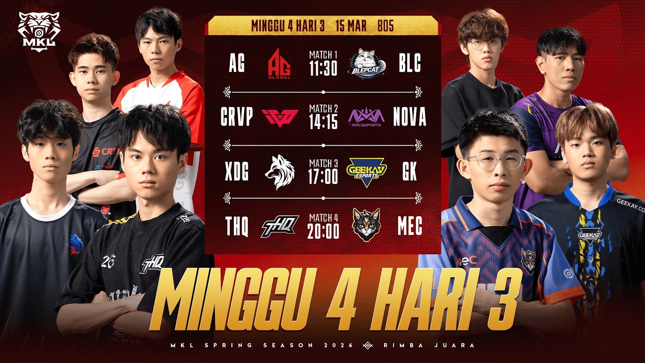 🔴 LIVE NOW | [BM] Musim Bunga 2026 | Regular Season Minggu 4 Hari 3