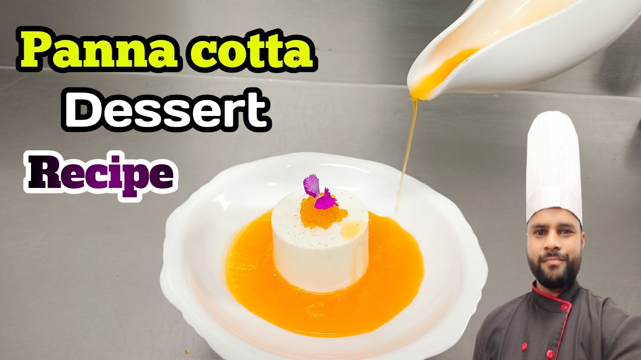 The Most Elegant Dessert - Orange Panna Cotta