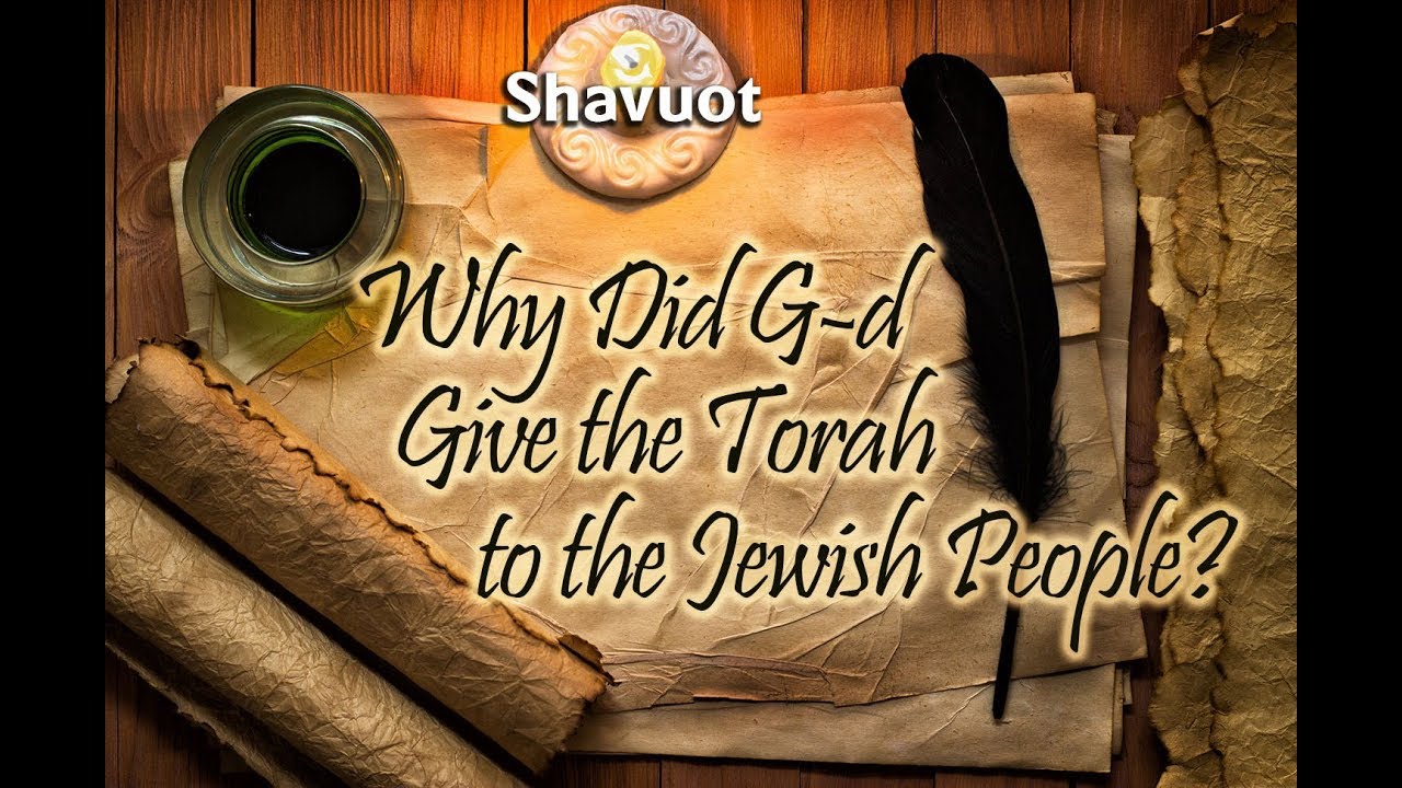 A  Lesson For All Humanity! The Real Reason God Gave the Torah to the Jewish People &