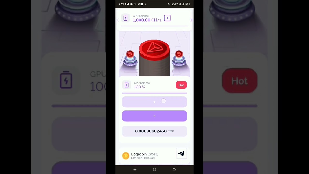 Register and get 1000 tron for mining. Registration  link 🔗:    