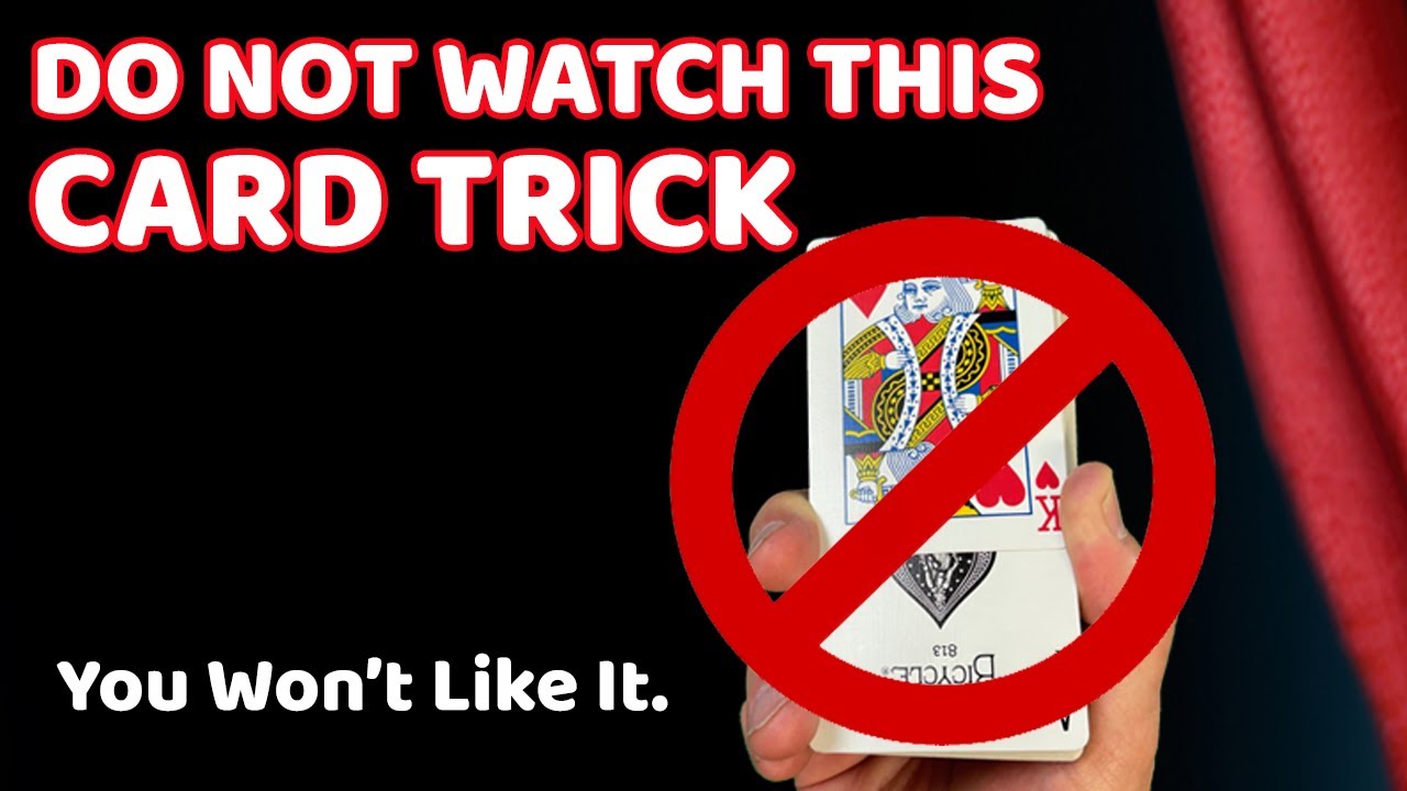 Don't Watch This Card Trick Tutorial - It's Too Amazing!
