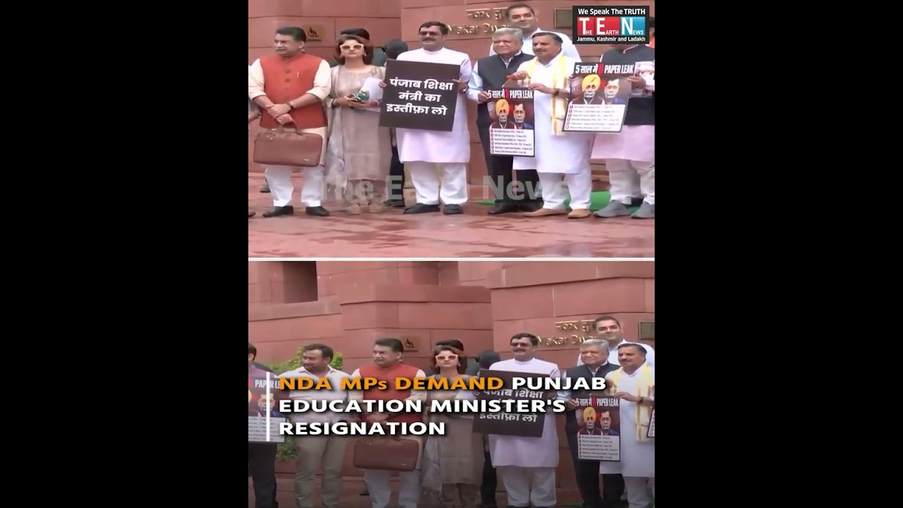 NDA MPs demand Punjab Education Minister's resignation