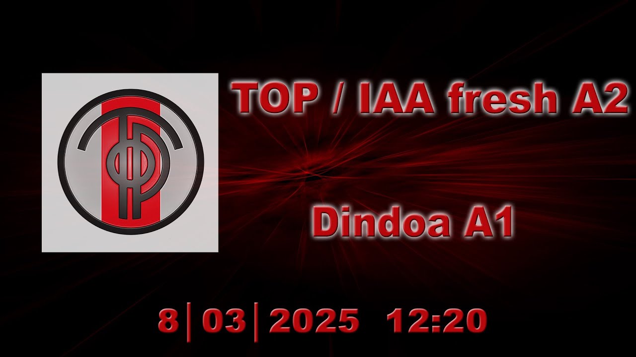 TOP/IAA fresh A2 - Dindoa A1 op zaterdag 8 maart 2025 om 12:20