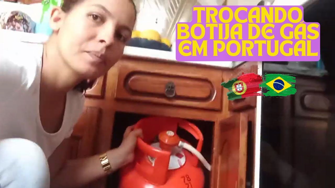 Trocando botija de gás em Portugal 🇵🇹 #imigrantesbrasileiros #portugal2022