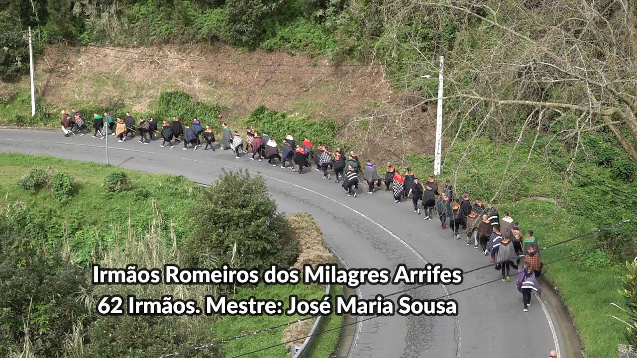 Irmãos Romeiros Paróquia Nª Srª dos Milagres Arrifes 62 Irmãos Mestre José Maria Sousa