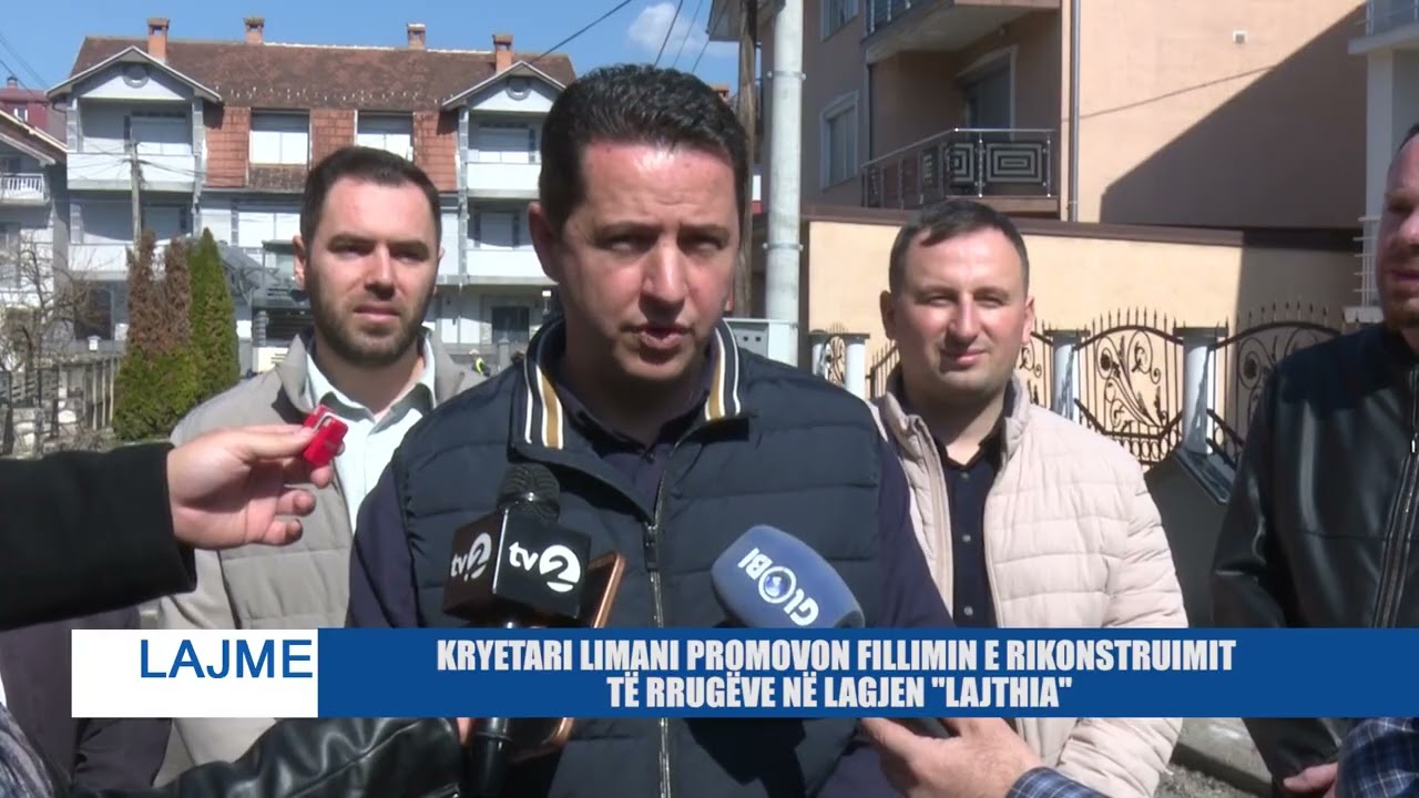 KRYETARI LIMANI PROMOVON FILLIMIN E RIKONSTRUIMIT TË RRUGËVE NË LAGJEN 