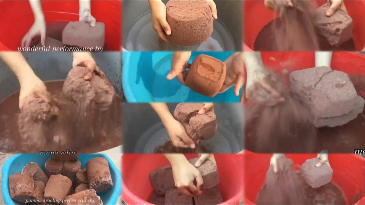 Asmr edits:Dusty Reddirt| Pure red dirt bombastic compilation by Remaa Asmr crunchy dusty Crumbling
