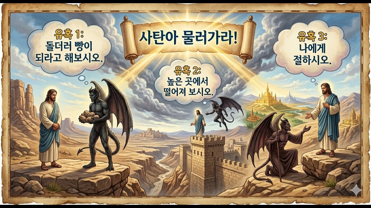 [세가지 유혹과 승리의 비결] 사순1주일, 2026.2.22, Minneapolis