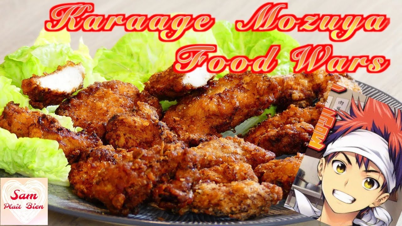 Recette 🥡 Karaage MOZUYA 🍗  Food Wars (Shokugeki no Sôma) [TUTO]
