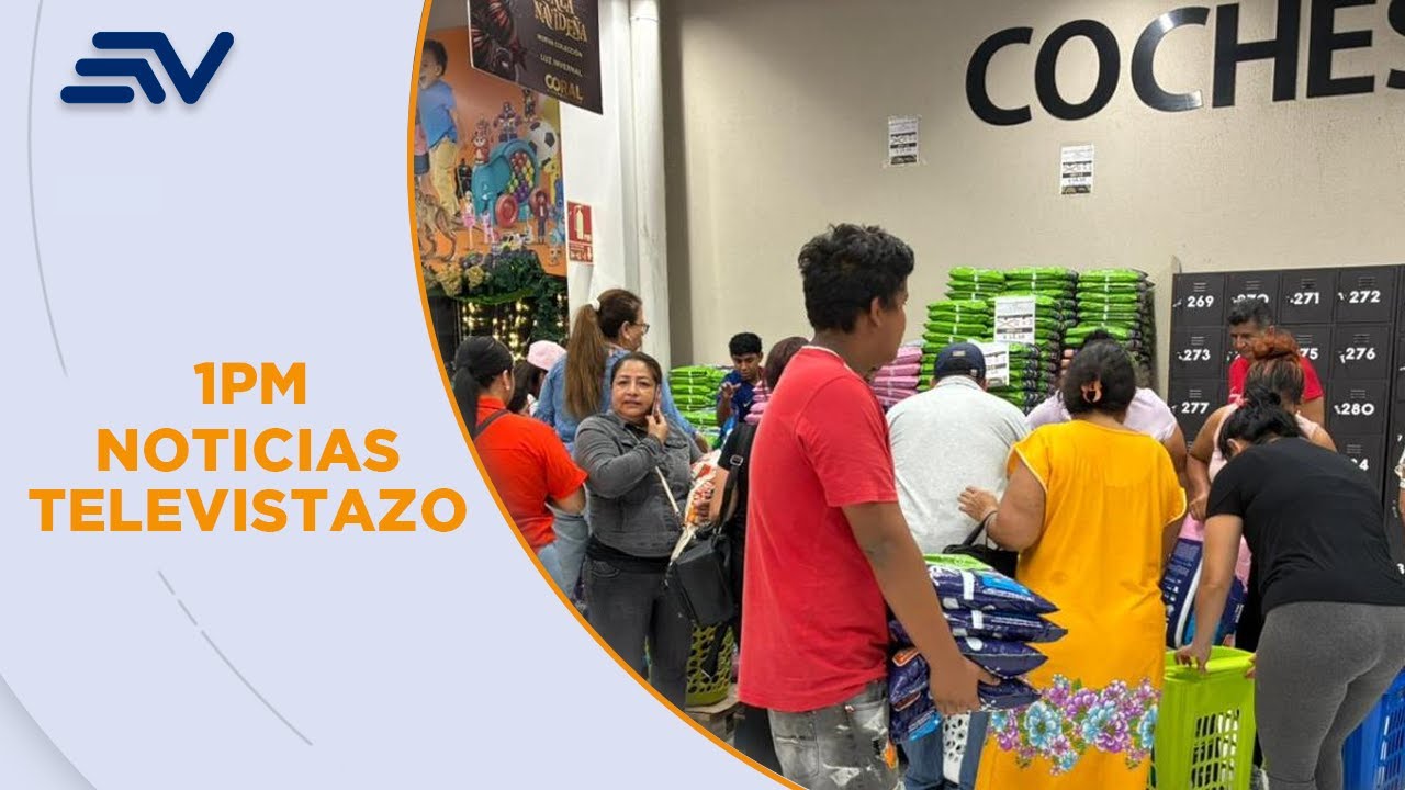 Caos en hipermercados por descuentos del 80% en Ecuador | Televistazo | Ecuavisa