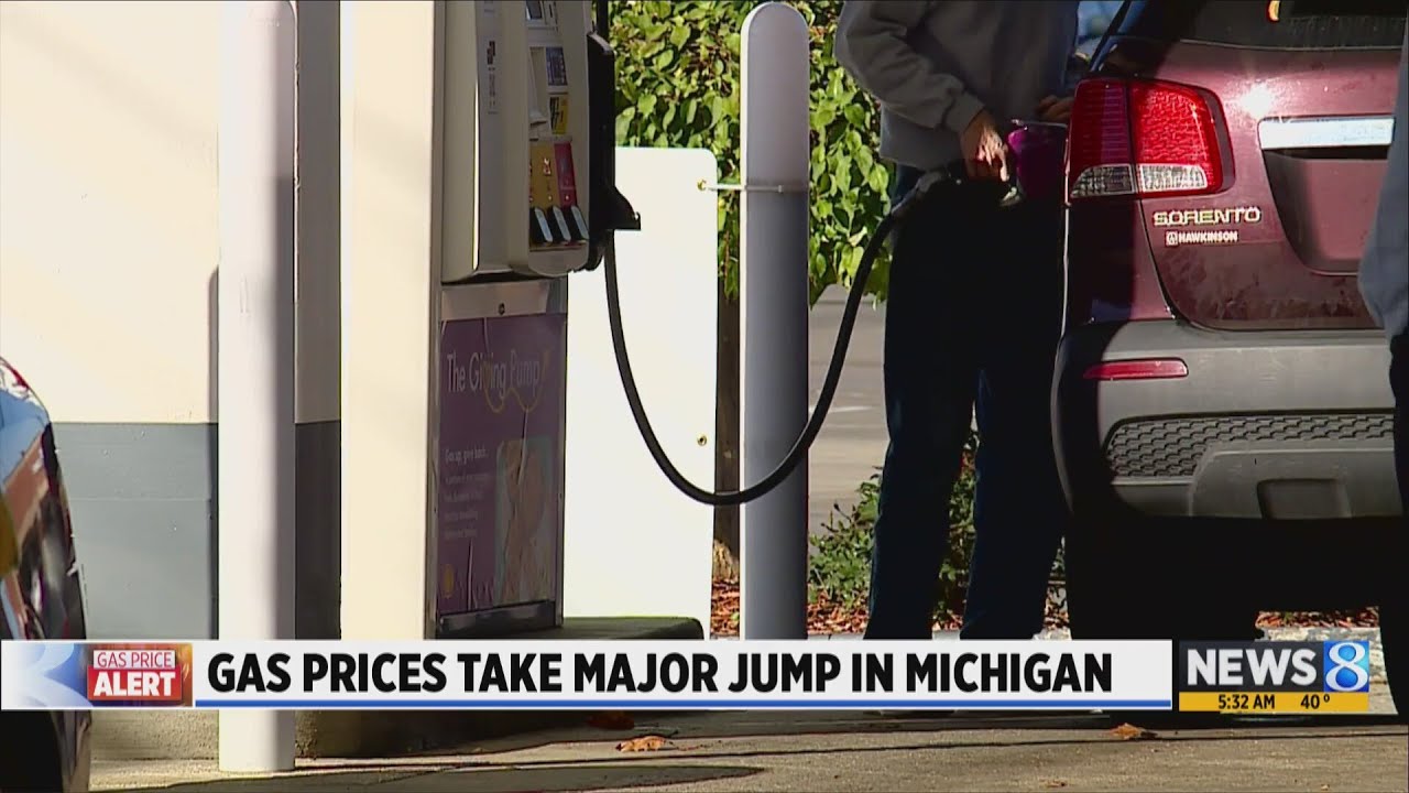 Gas prices jump in Michigan