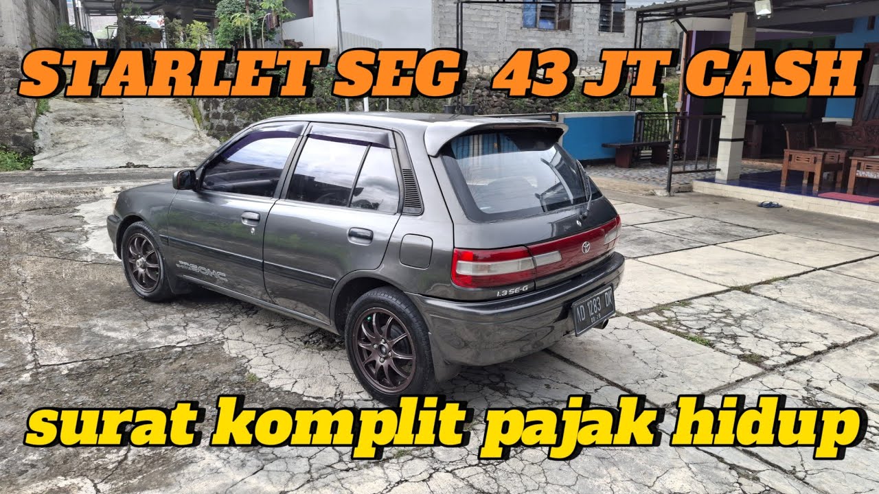 JUAL, STARLET KAPSUL SEG 93 HARGA 43 JUTA CASH‼️30 Desember 2024