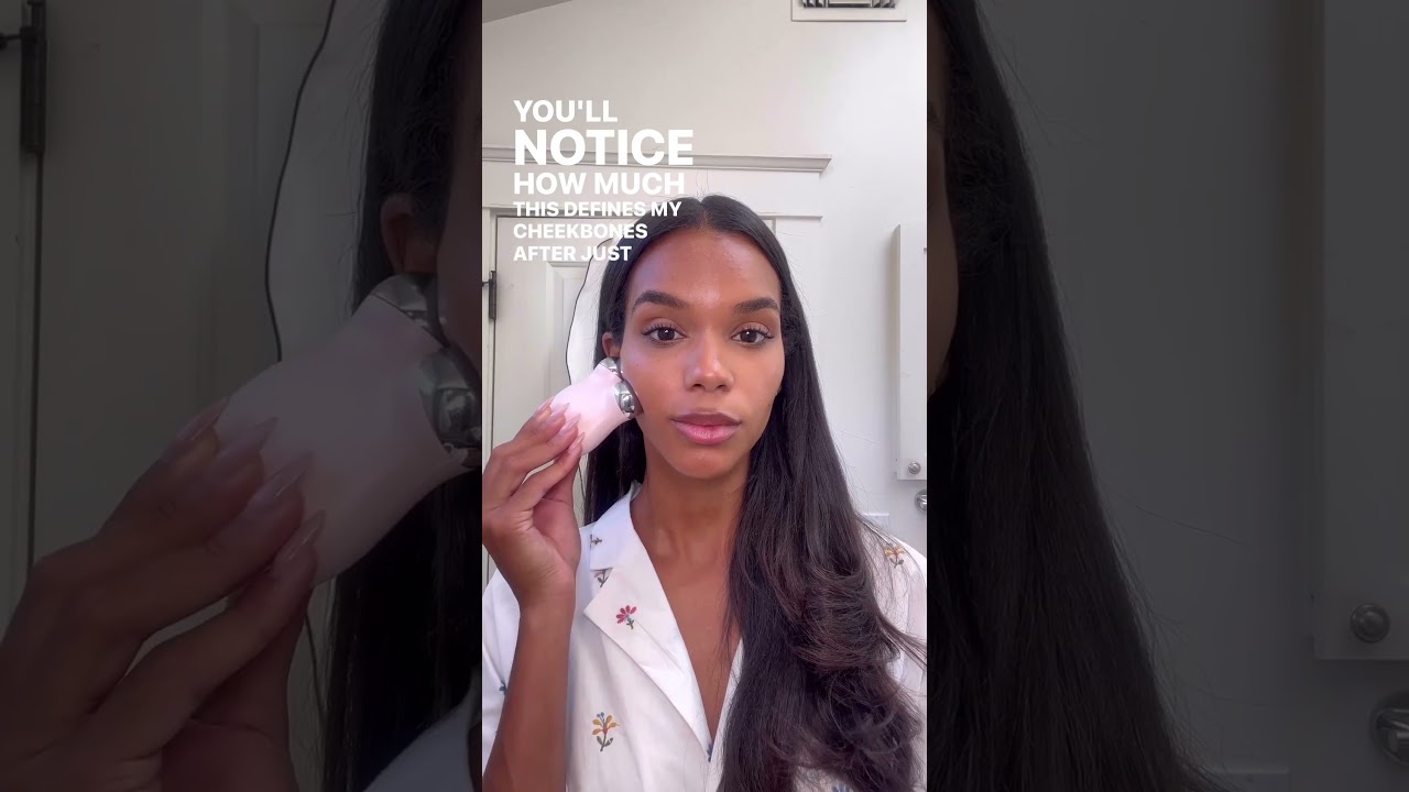 Nicole has mastered the MINI+ morning routine 💗 #nuface #microcurrent #snatched