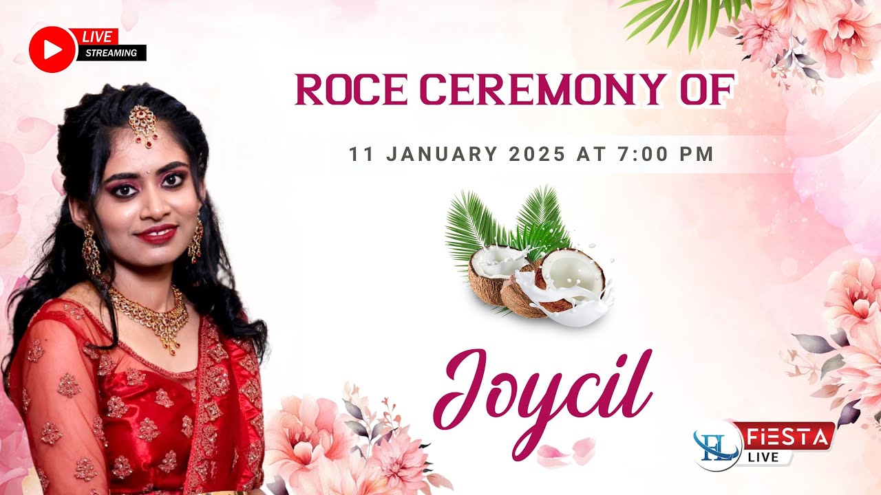 Roce Ceremony Of JOYCIL | Watch LIVE
