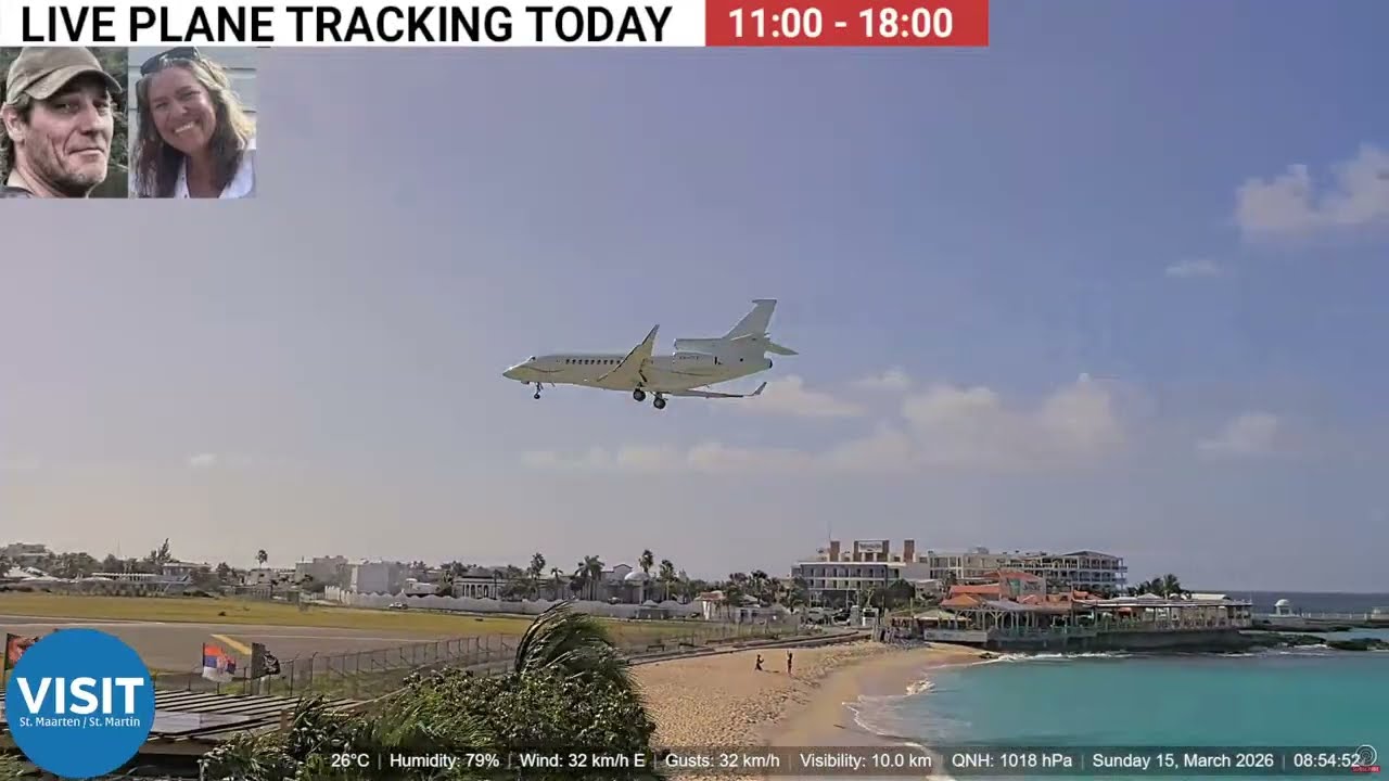 LIVE SXM Airport March 15 ✈️ -  Maho Beach Sint Maarten