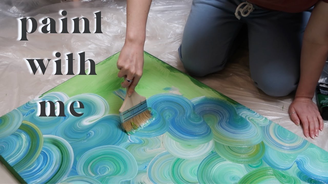Paint With Me | Relaxing Swirly Abstract Art