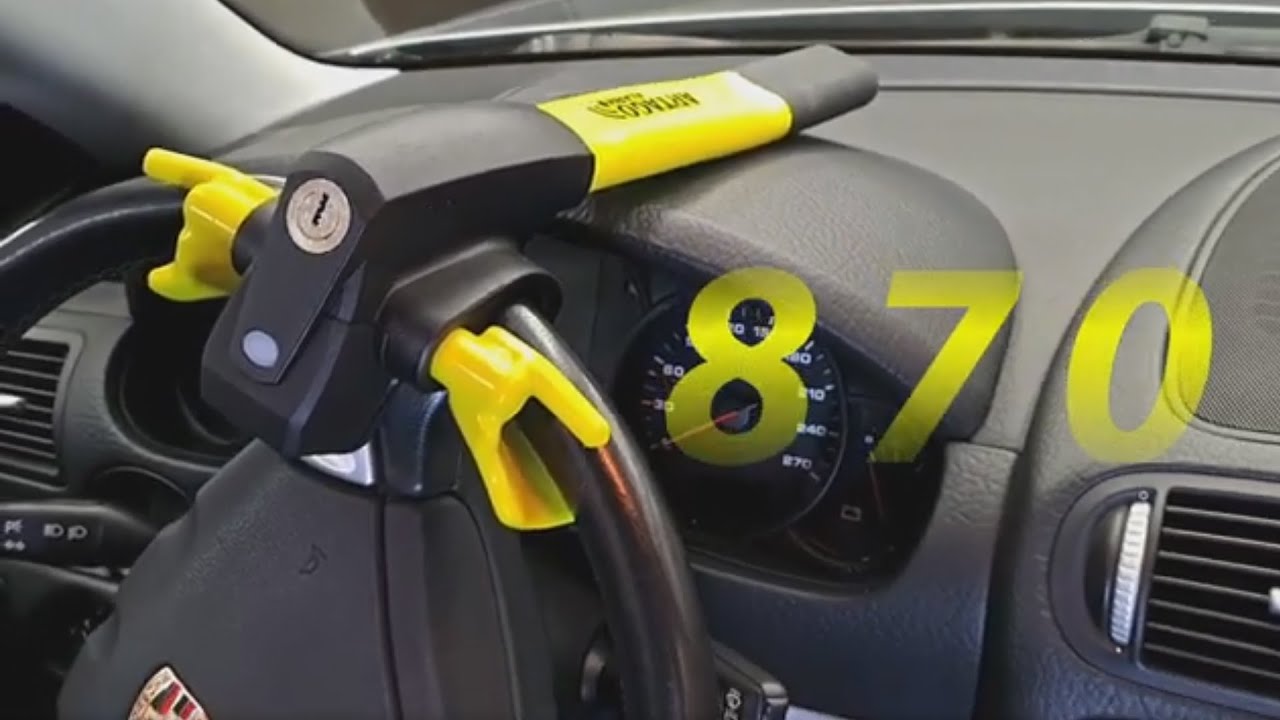 The peace of mind of preventing your car theft with the best alarm steering wheel lock | ARTAGO 870