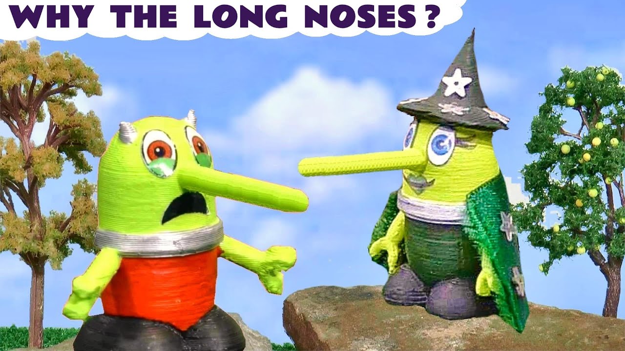 Why are the Funlings growing long Noses in this fun Story