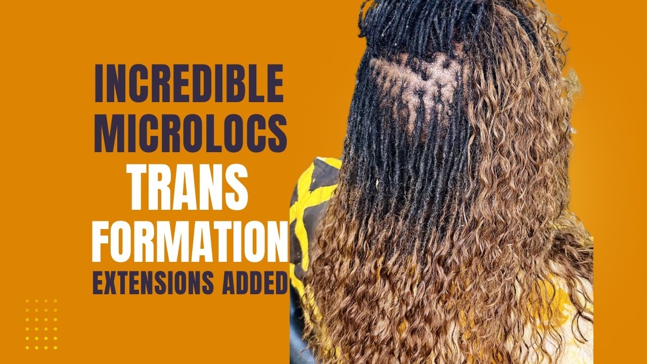 This Loc Retie & Curl Extension Transformation Changed Everything | Premium Human Hair System