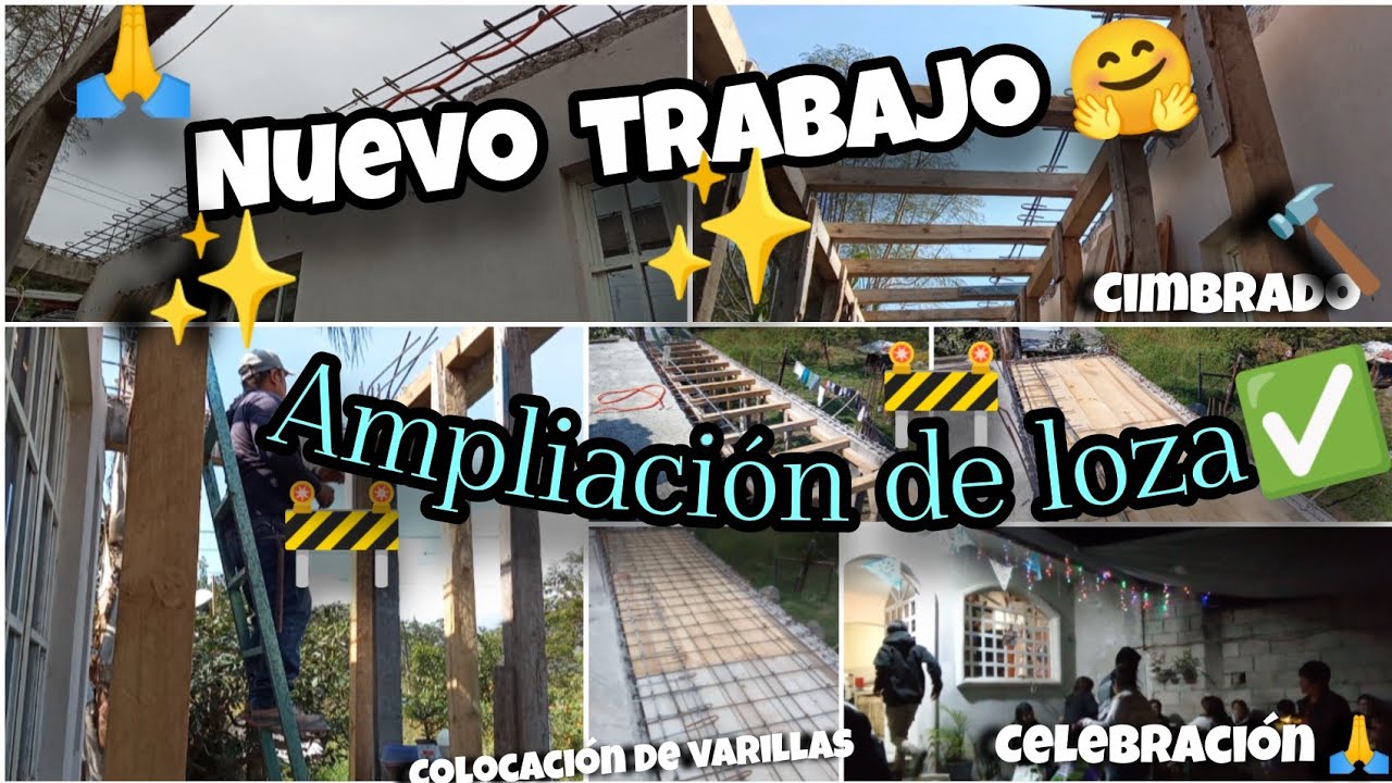 ✅Un trabajo más 🤗😂 /cimbrado para loza 🔨👷/