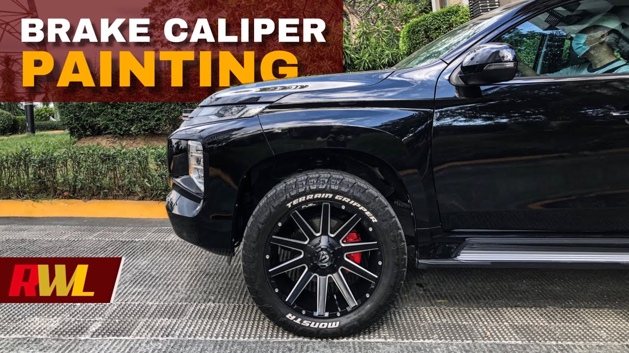Brake caliper painting for my Montero Sport 2020