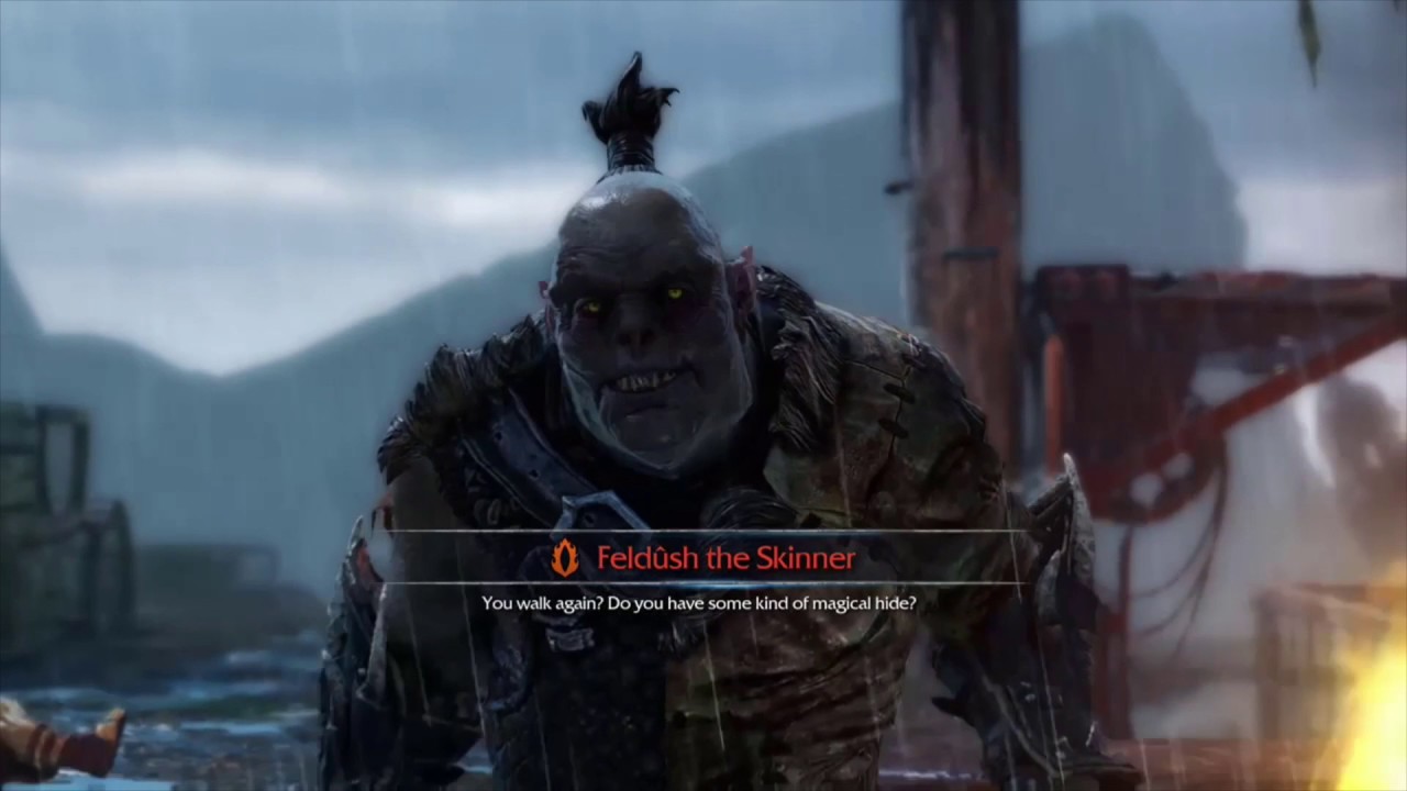 Shadow of Mordor Skinner uruk quotes