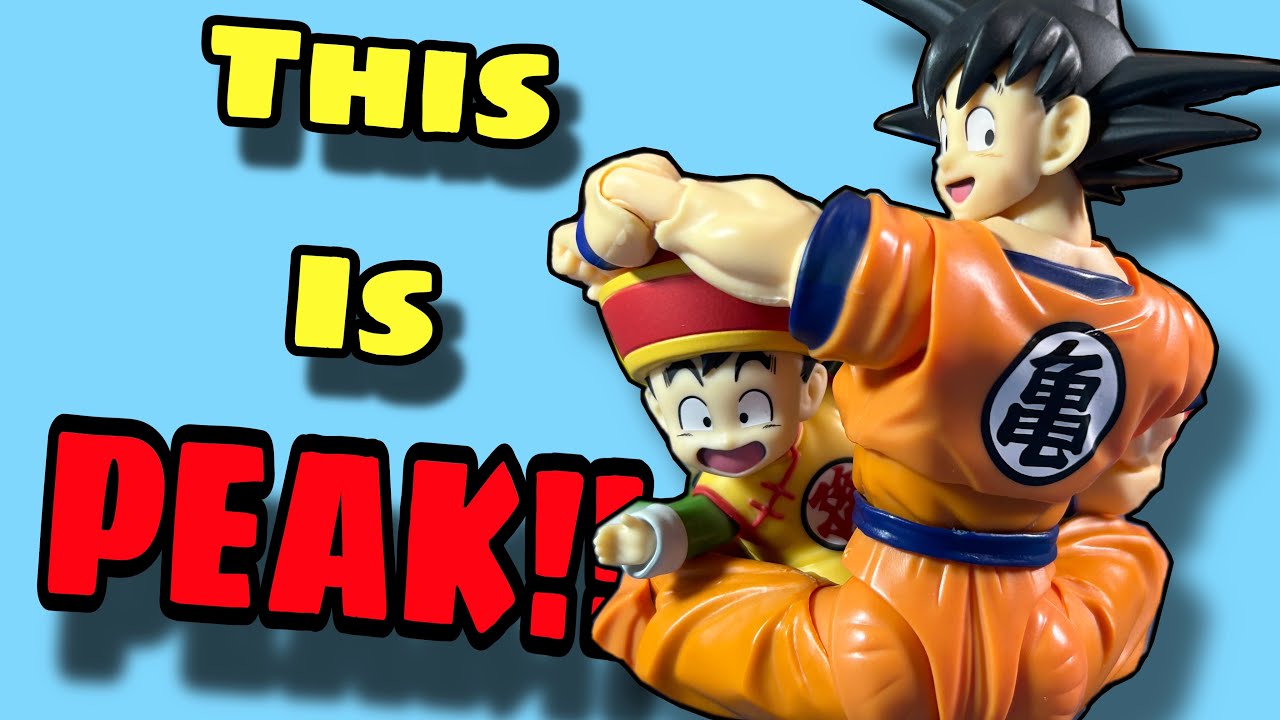 THIS FIGURE SET IS PURE NOSTALGIA!! (SDCC Sh Figuarts Son Goku & Kid Gohan Action Figure Review)