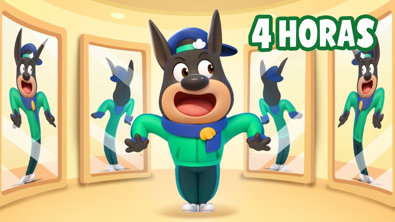 🔴 AO VIVO 🔴 Detetive Labrador 👮‍♂ Espelhos Engraçados 🪞 Desenhos Animados 🎬 Desenhos Infantis